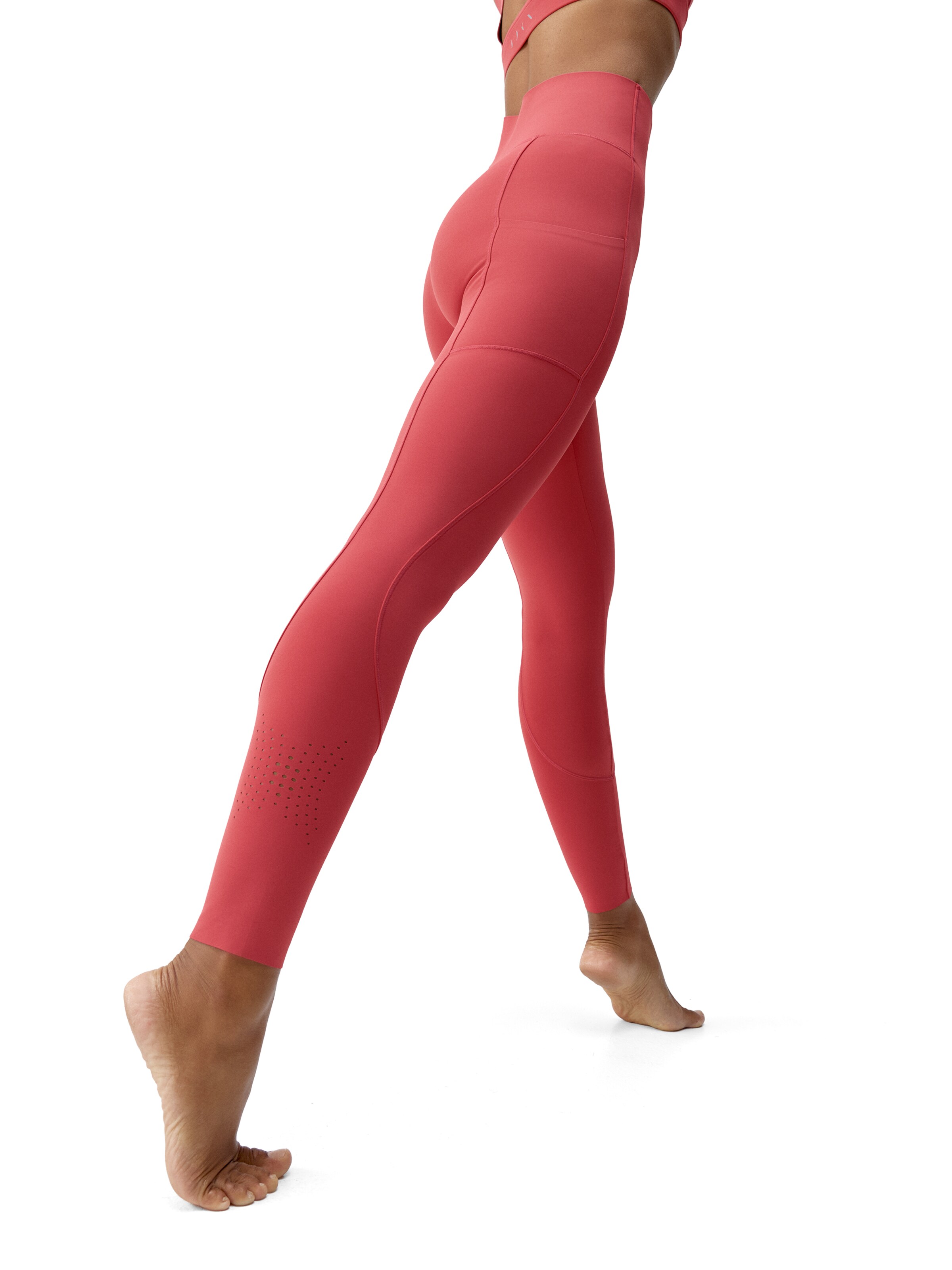 Born Living Yoga Skinny Sportbroek ' Denise ' in Oranje
