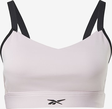 Reebok - Soutien Bustier Soutien de desporto em rosa: frente