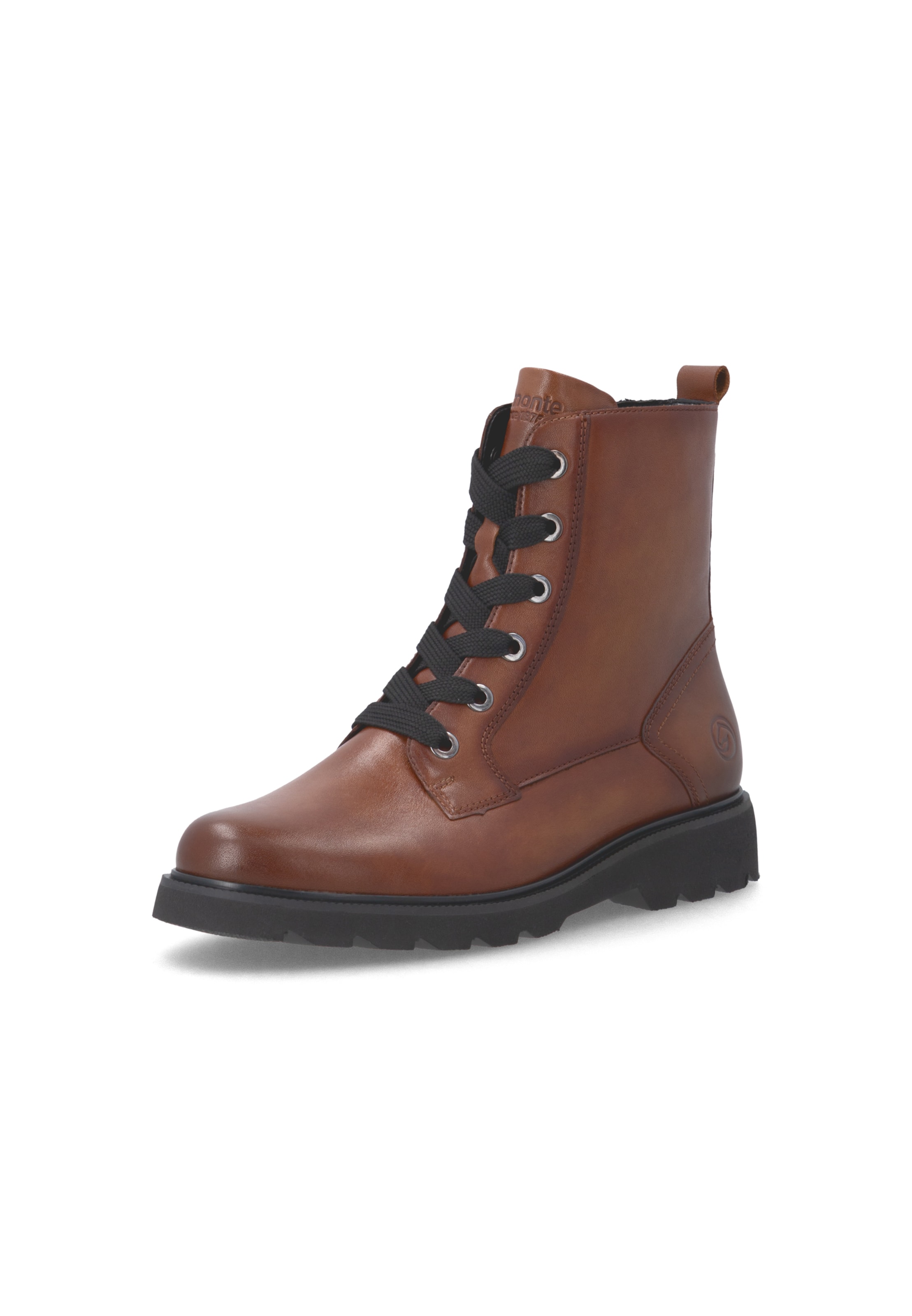 Bottines à lacets REMONTE en marron : devant