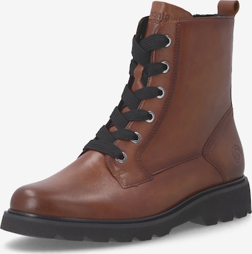 Bottines à lacets REMONTE en marron : devant