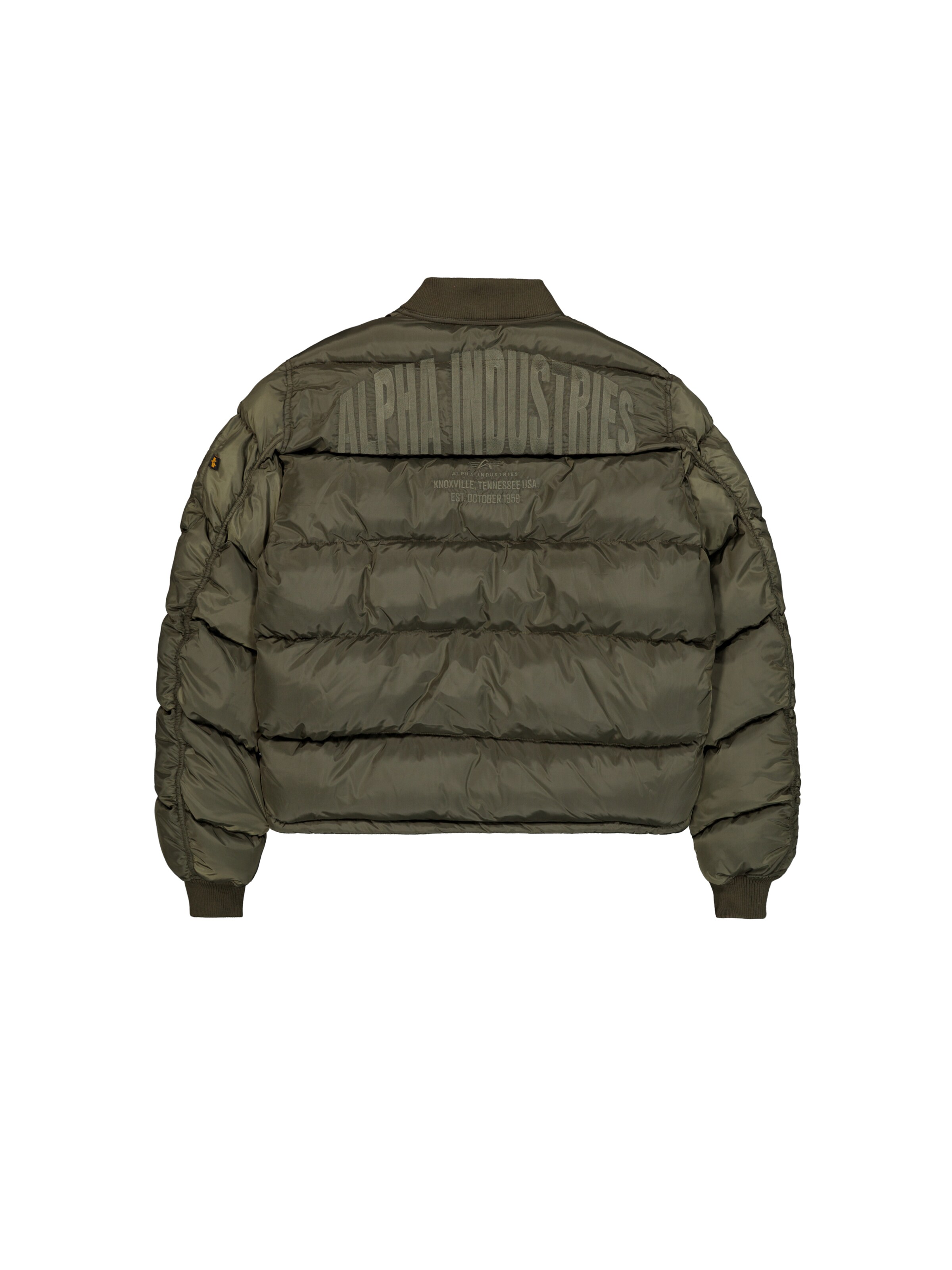 ALPHA INDUSTRIES Jacke 'MA-1' in Grün: Rückseite