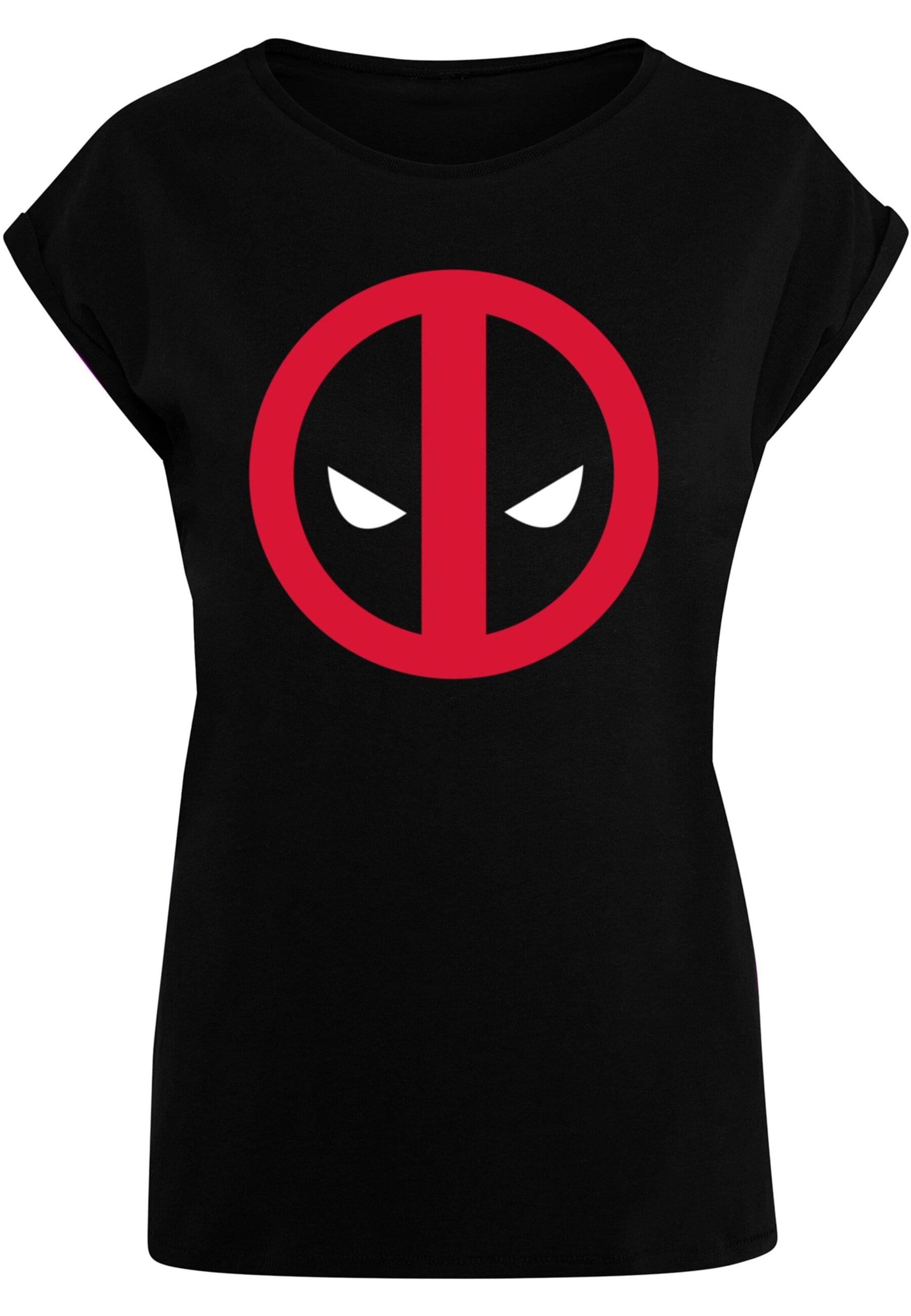 ABSOLUTE CULT T-Shirt 'Deadpool' in Schwarz: Vorderseite