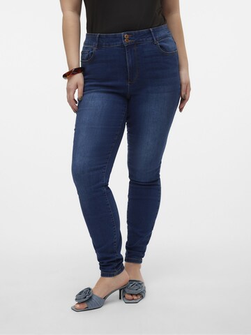 Vero Moda Curve Skinny Jeans 'SOPHIA' i blå: forside