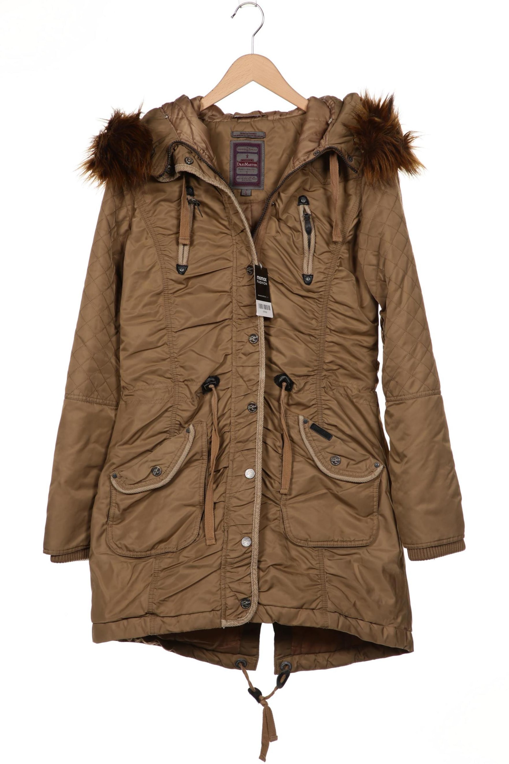 DREIMASTER Jacket & Coat in L in Beige: front