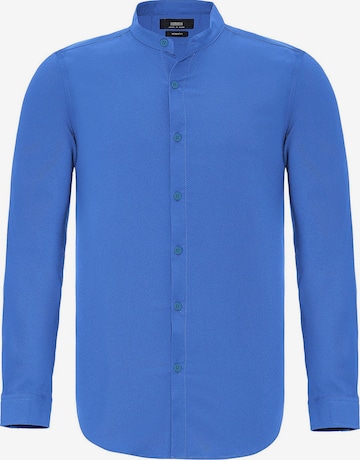 Coupe regular Chemise Antioch en bleu : devant