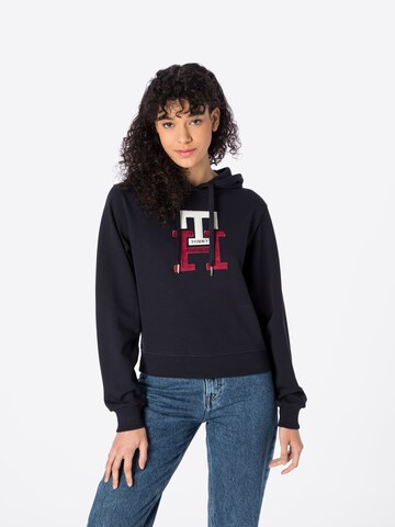 TOMMY HILFIGER Sweatshirt in Blauw: voorkant