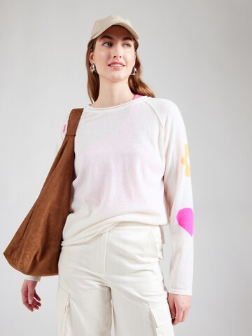 Grace Pullover in Weiß: Vorderseite