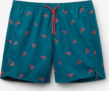 CALZEDONIA Regular Board Shorts in Blue: front
