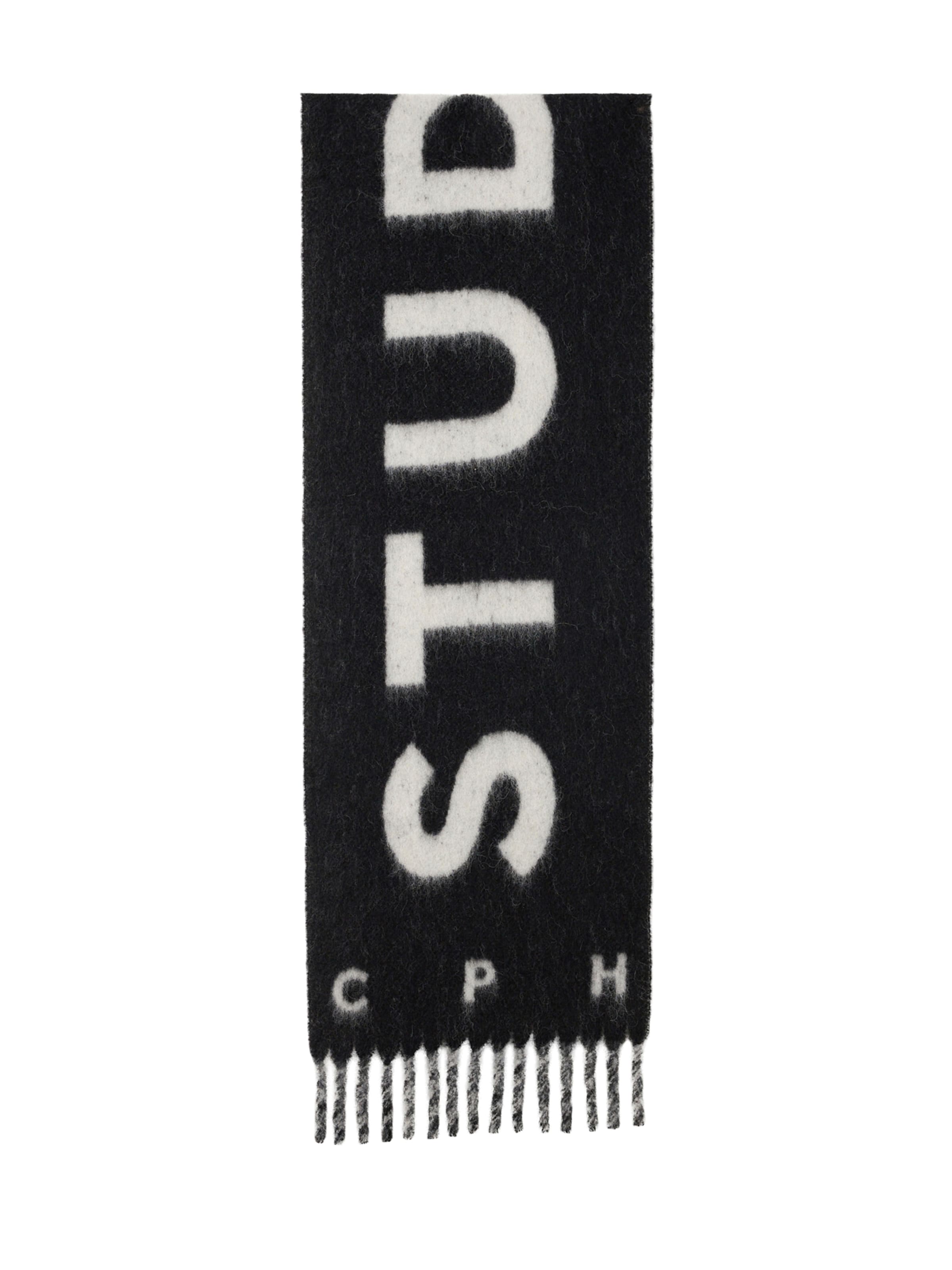 Copenhagen Studios Κασκόλ 'Shawl 13' σε μαύρο: μπροστά