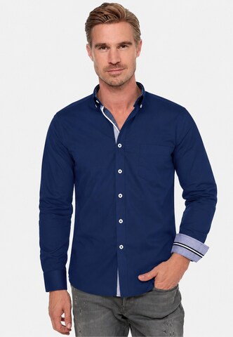 Chemise Rusty Neal en bleu : devant