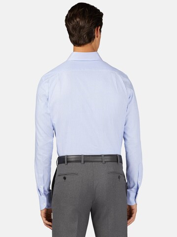 Coupe regular Chemise Boggi Milano en bleu