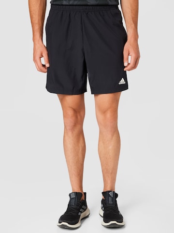 ADIDAS PERFORMANCE Regular Sports trousers 'HIIT' in Black: front