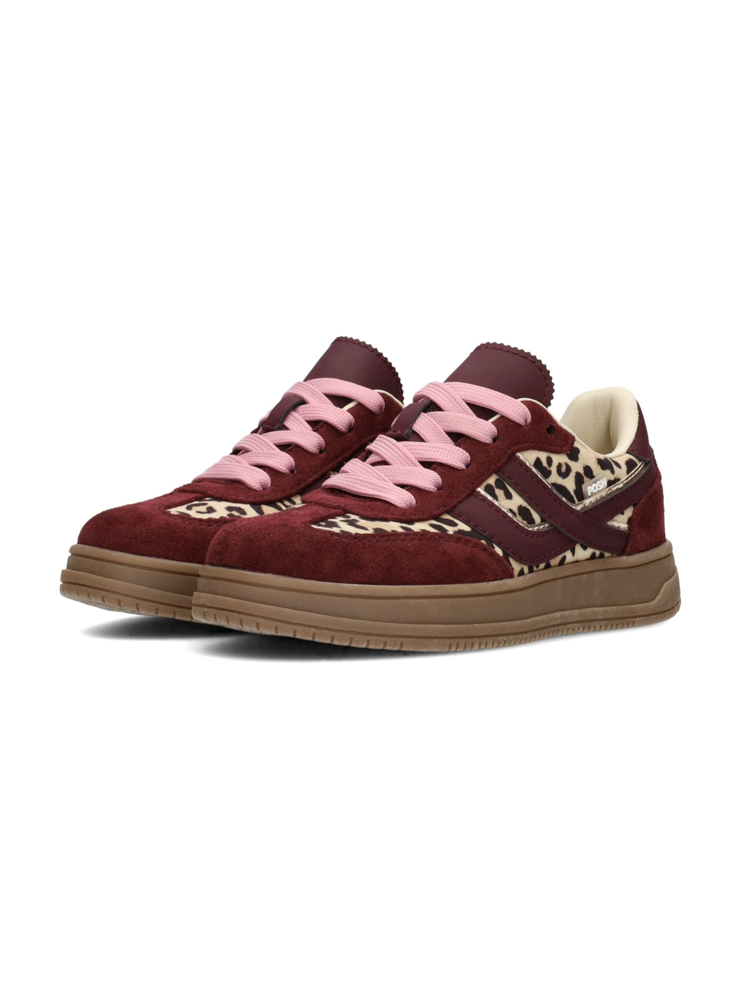 POSH by Poelman Sneakers 'DAYNA' in Bruin