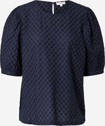 s.Oliver Blouse in Blauw: voorkant