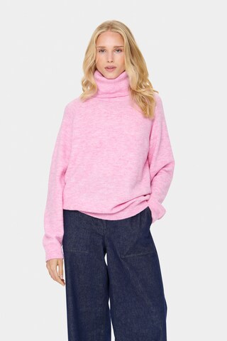 Pull-over 'Garbie' SAINT TROPEZ en rose : devant