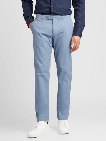 Slimfit Pantaloni eleganți de la bugatti pe albastru: față