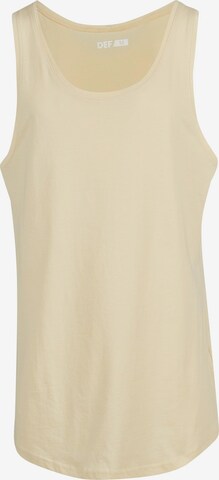 Maglietta di DEF in beige: frontale