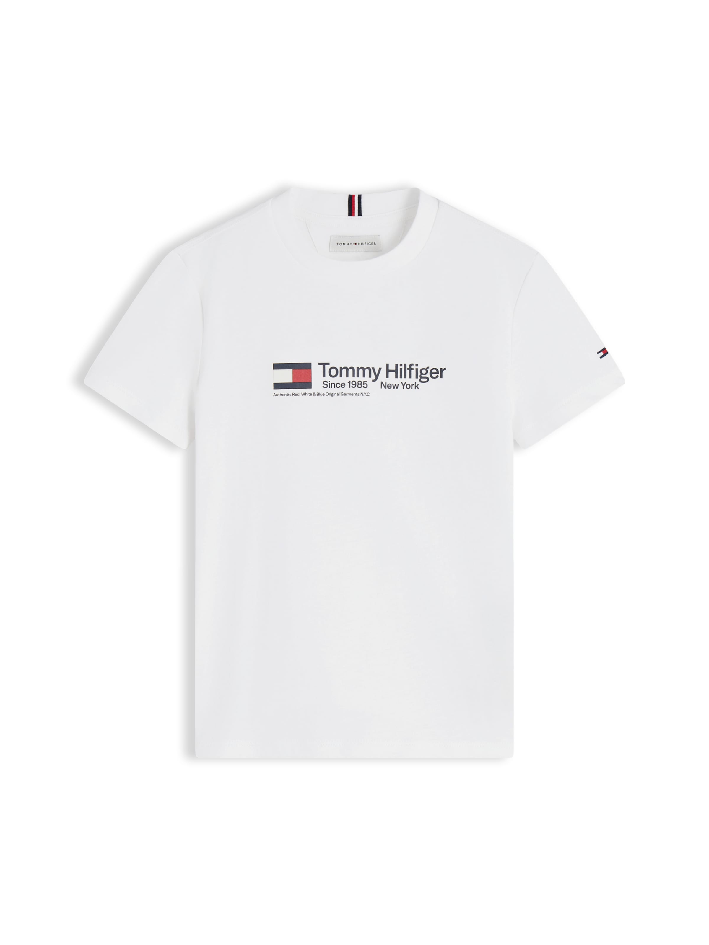 TOMMY HILFIGER Shirt 'BRAND LOVE' in Wit: voorkant