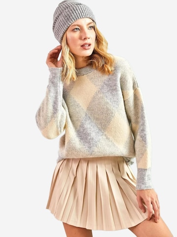 Pull-over 'Pullover' Bianco Lucci en gris