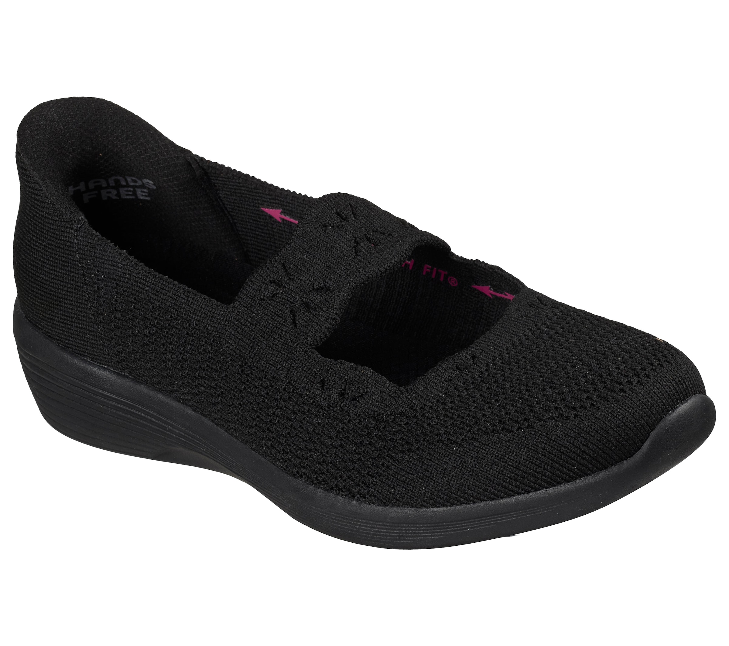 SKECHERS Ballerina in Schwarz