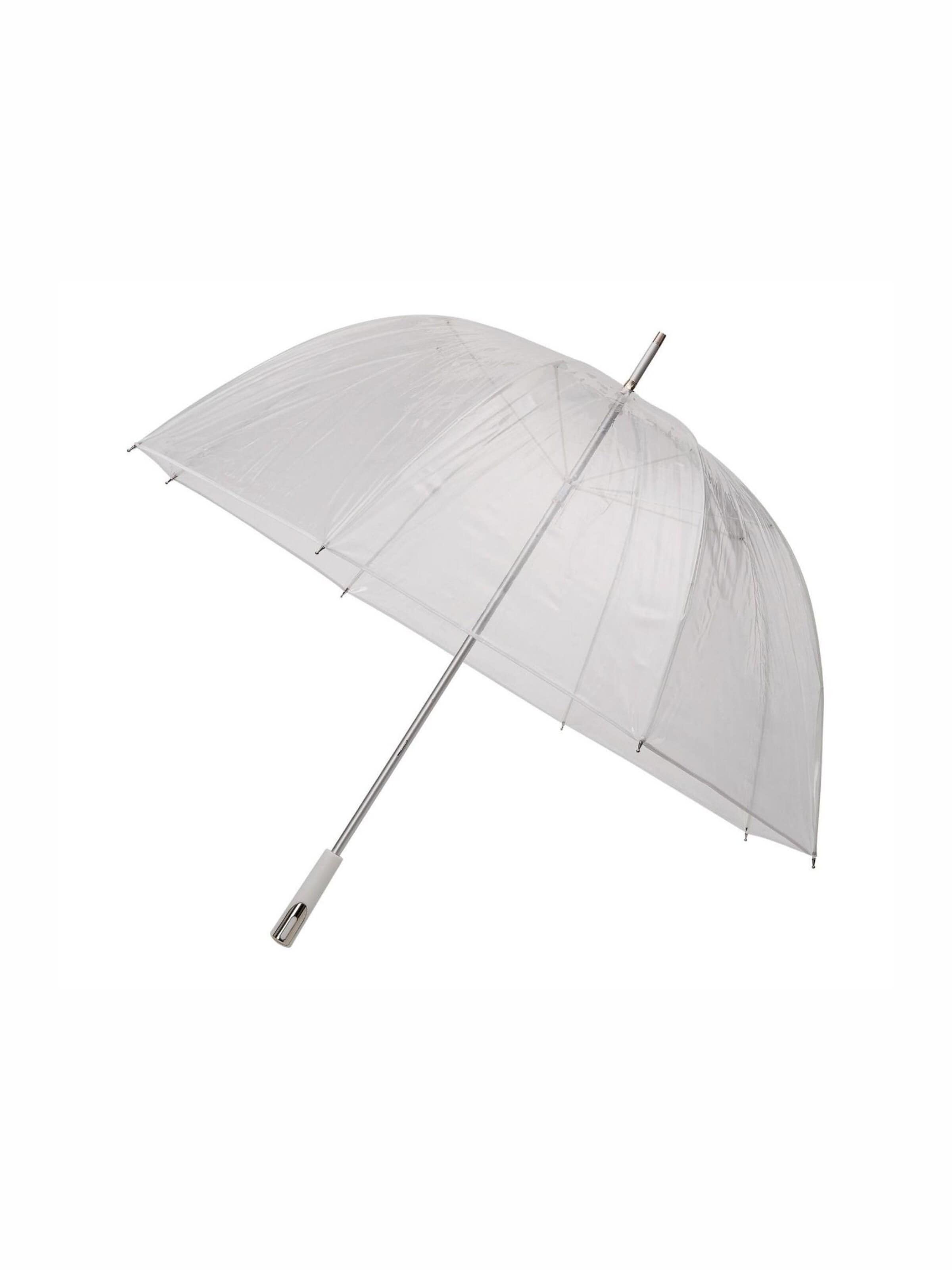 Maxte Umbrella 'Regenschirm - Transparent - Manuelle Öffnung - Winddicht - 102 cm' in Transparent: front
