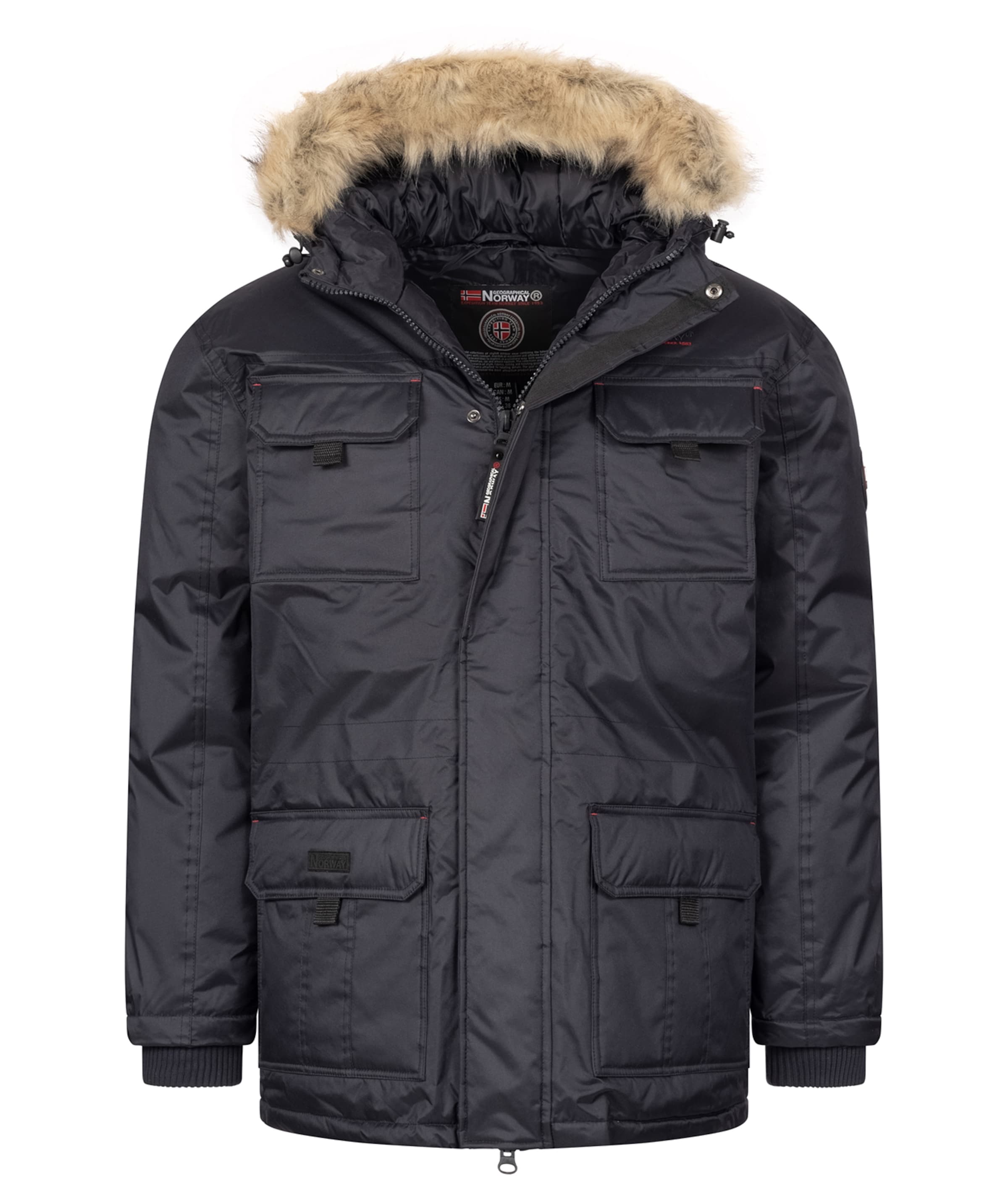 GEOGRAPHICAL NORWAY Winterjacke in Blau: Vorderseite