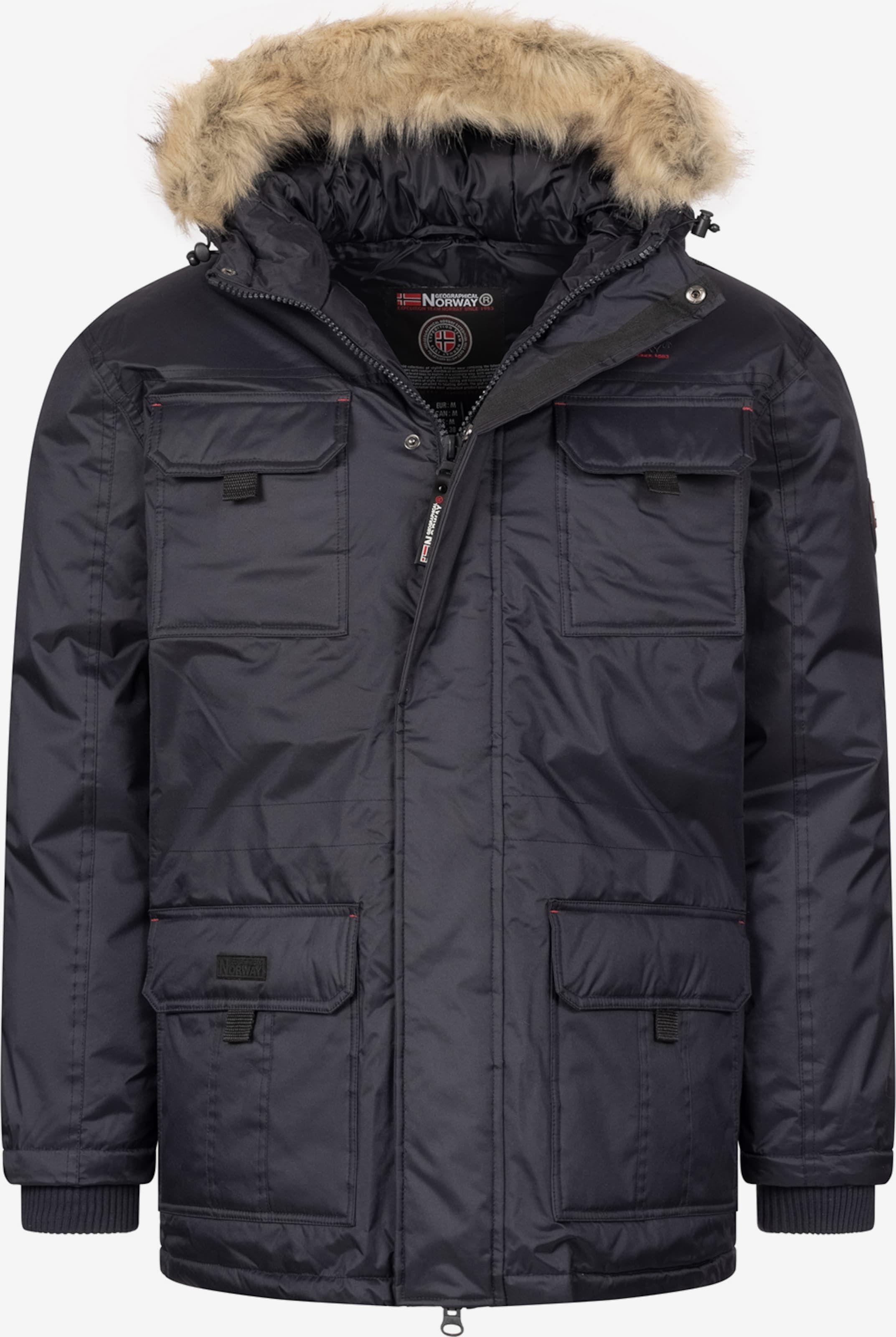 Geographical Norway Herren Parka Blau Geographical Norway Herren