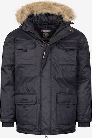 Geographical Norway Winter Jacket in Blue: front
