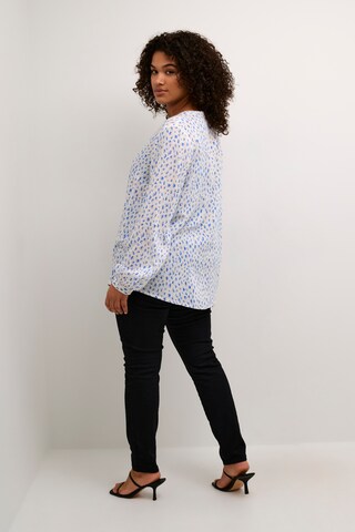 KAFFE CURVE - Blusa 'Jalu' em azul