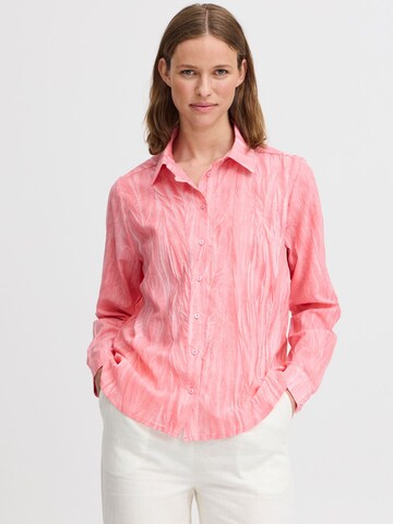 Camicia da donna 'Byilzine' di b.young in rosa: frontale