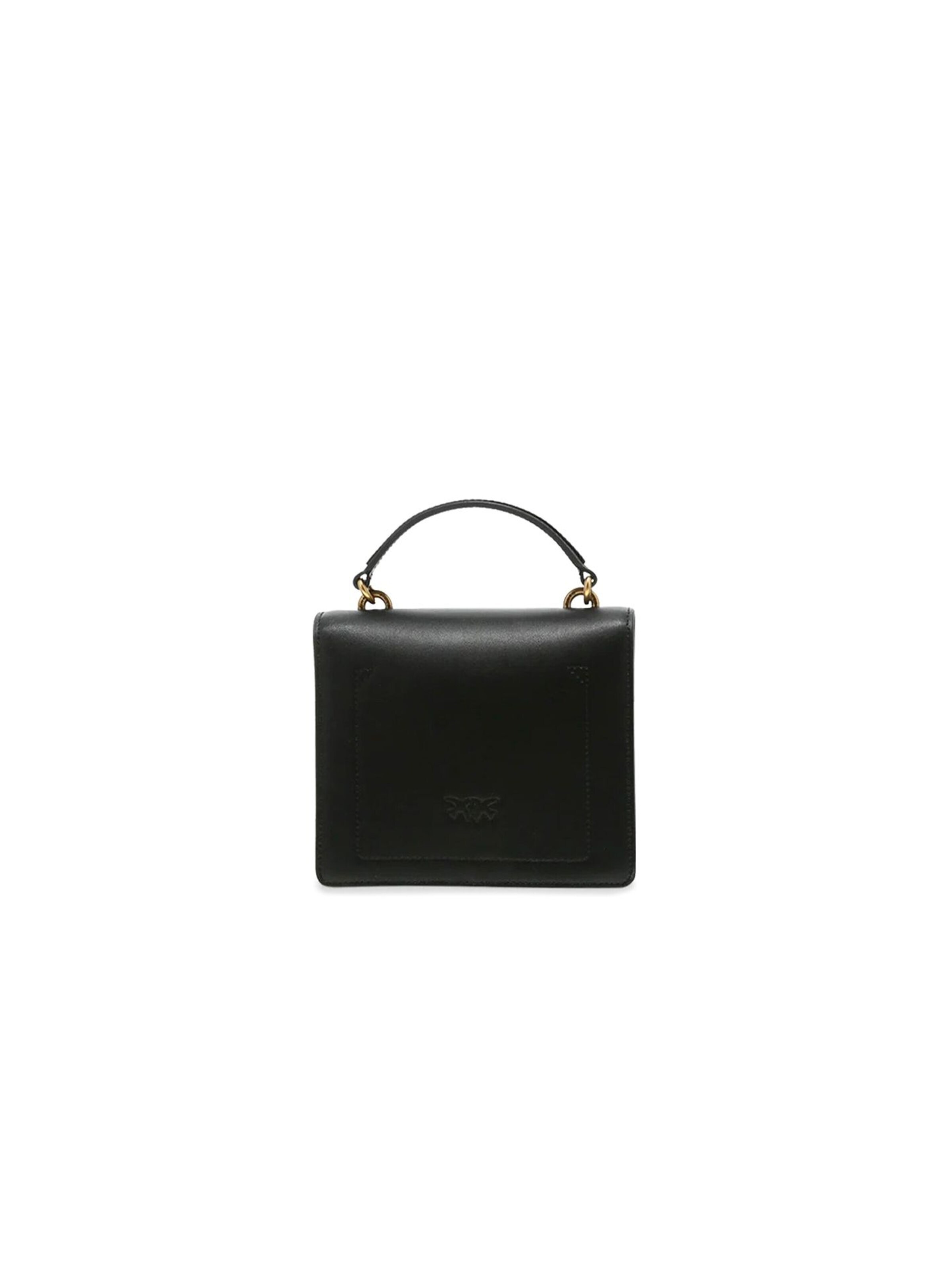 Borsa a mano 'Love Mini Top Handle Simply Je Cl Vit. Seta' di PINKO in nero