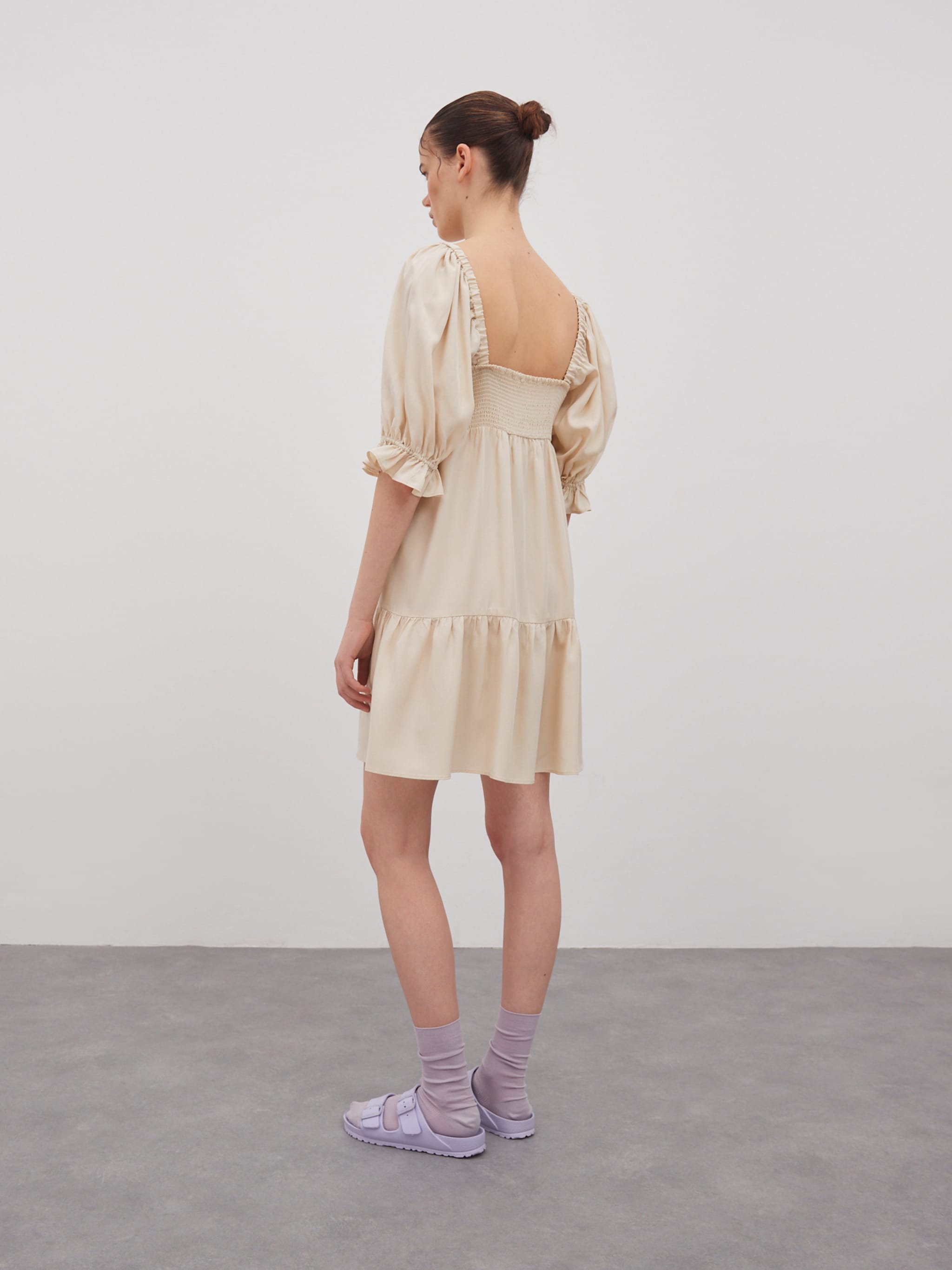 EDITED Producten Jurk 'Dafne' Beige