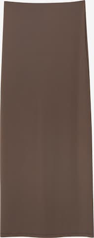 Pull&Bear Skirt in Brown: front