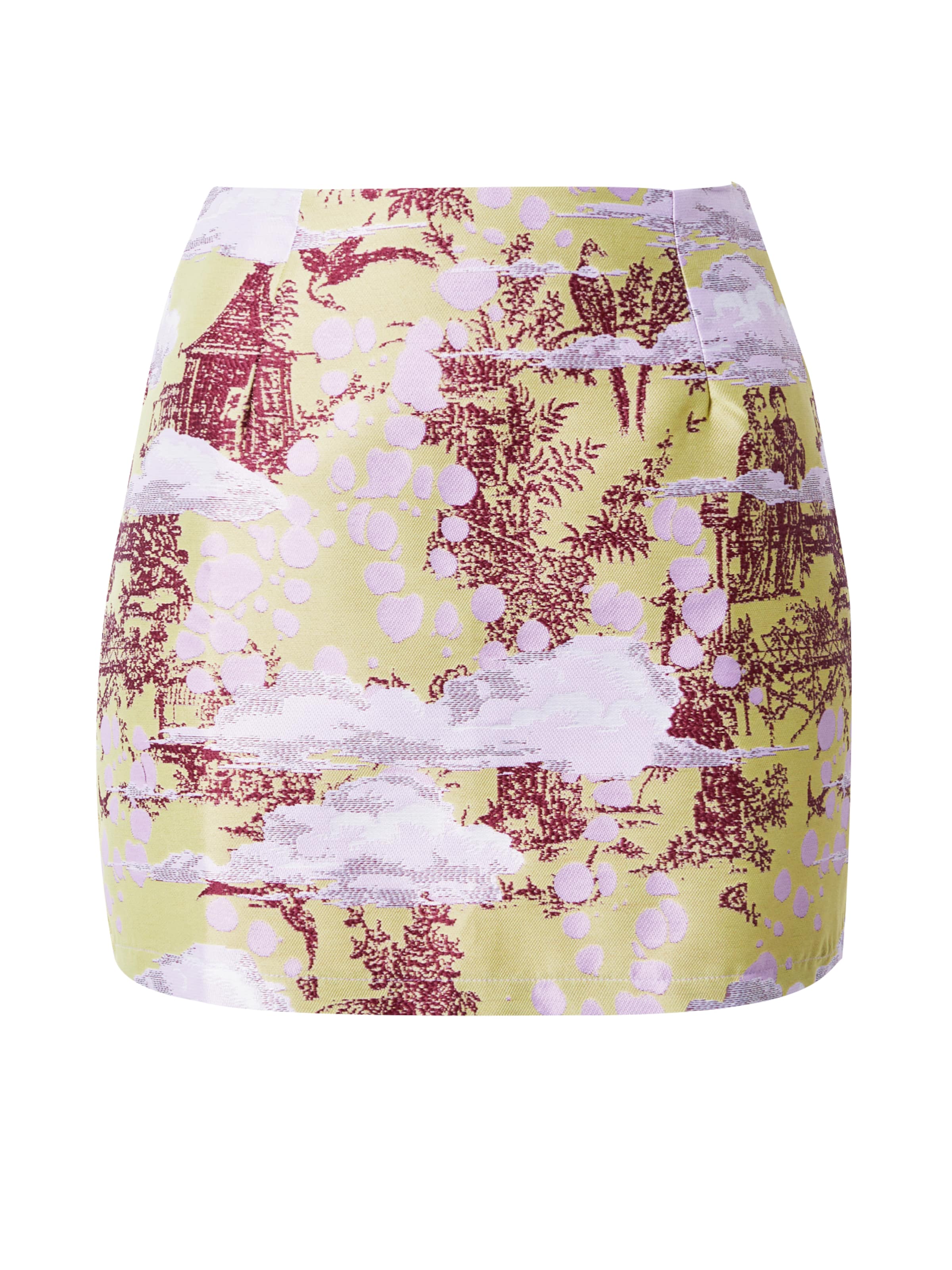 Gonna Nasty Gal di colore giallo pastello / lilla pastello / rosso vino, Visualizzazione prodotti