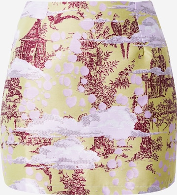Nasty Gal Skirt in Mixed colours: front