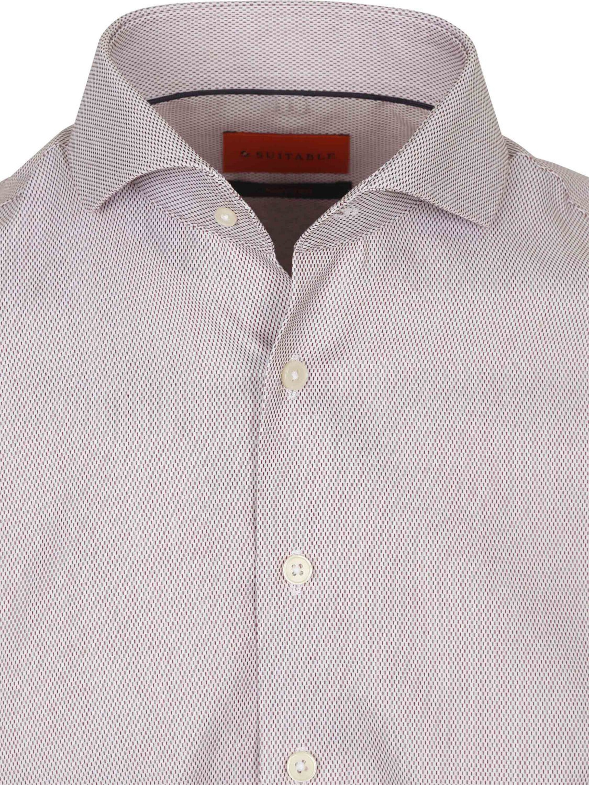 Suitable Slim Fit Hemd‌‌ in Rot