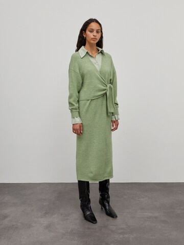 EDITED Πλεκτό φόρεμα 'Lena' σε πράσινο