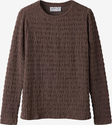 T-Shirt NAME IT en marron : devant