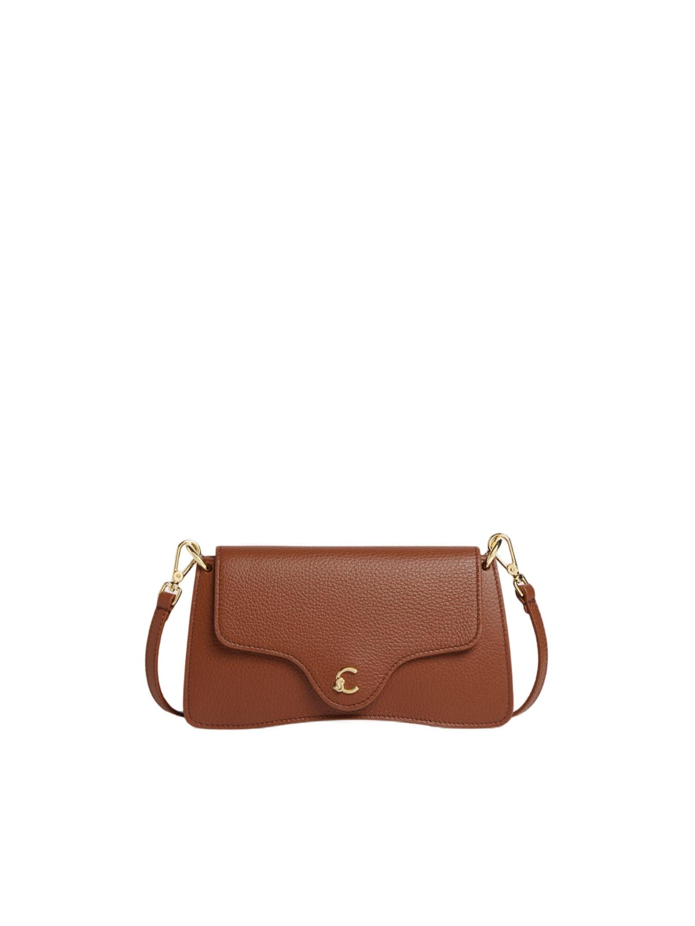 Coccinelle Schoudertas 'COCCINELLE C-Me S26 5' in Bruin: voorkant