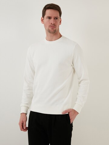 Buratti Sweatshirt in Wit: voorkant