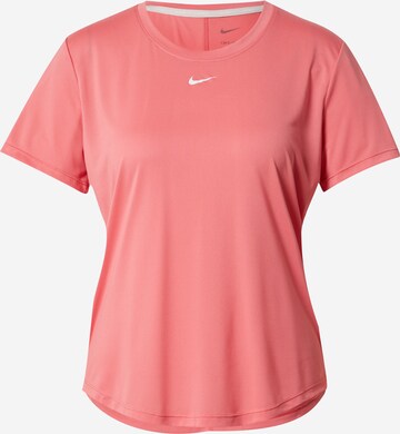 T-shirt fonctionnel NIKE en orange : devant