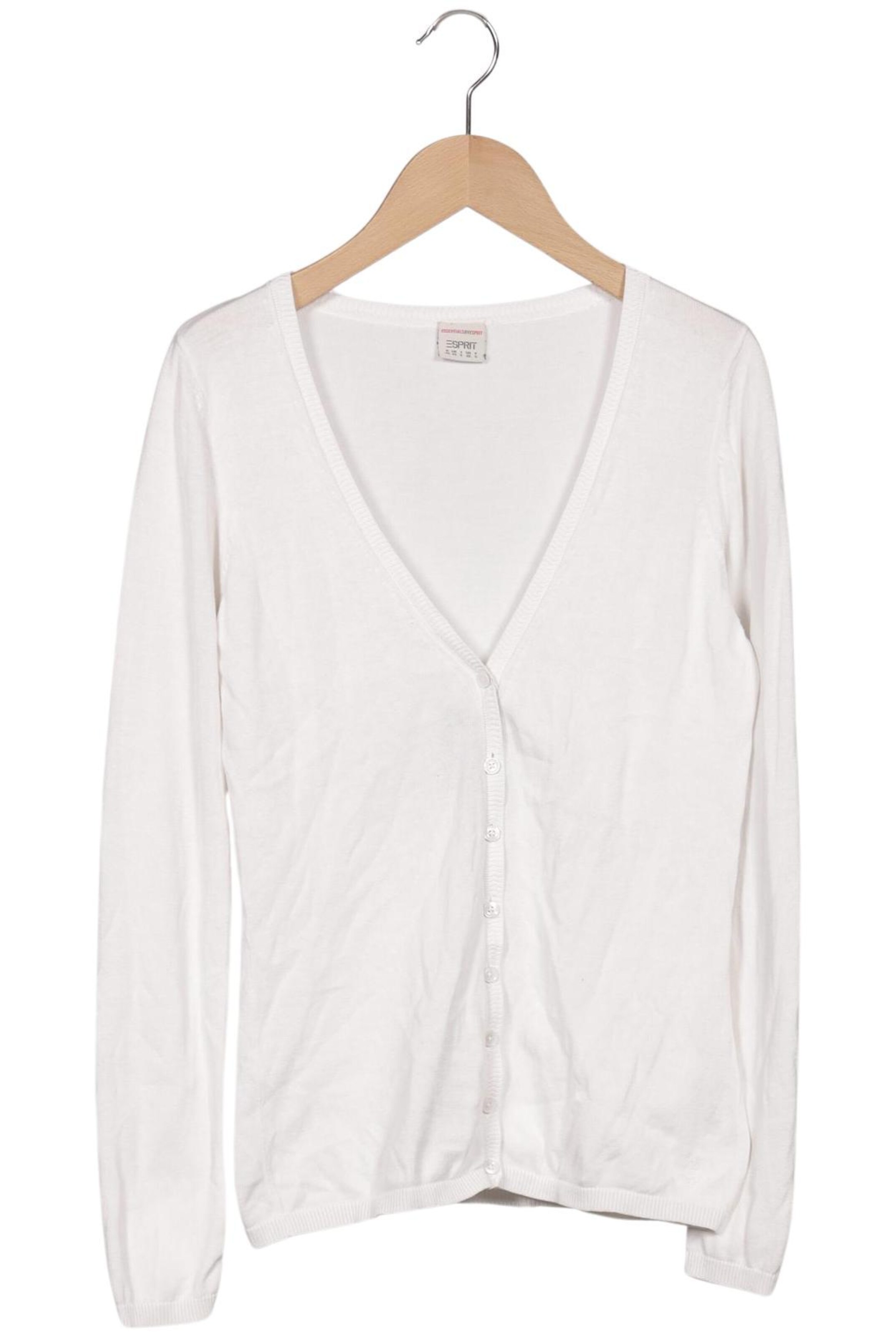 ESPRIT Strickjacke XS in Weiß: Vorderseite