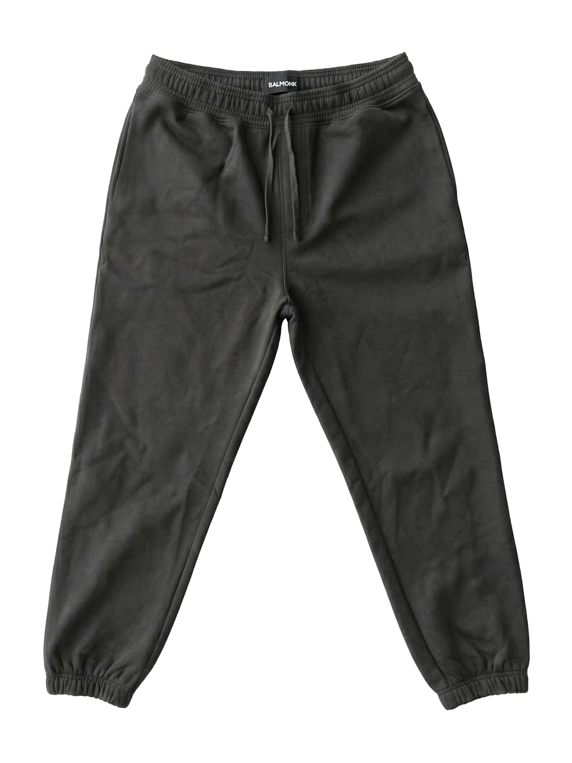 BALMOHK Tapered Housut värissä harmaa: etupuoli