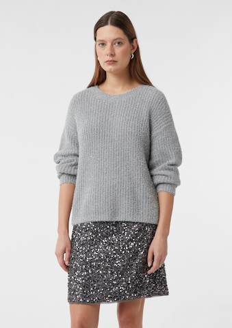 Pull-over COMMA en gris : devant