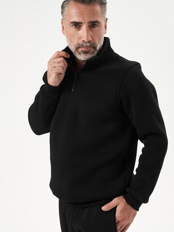 LOUIS LECLER Sweatshirt 'Remy' in Zwart