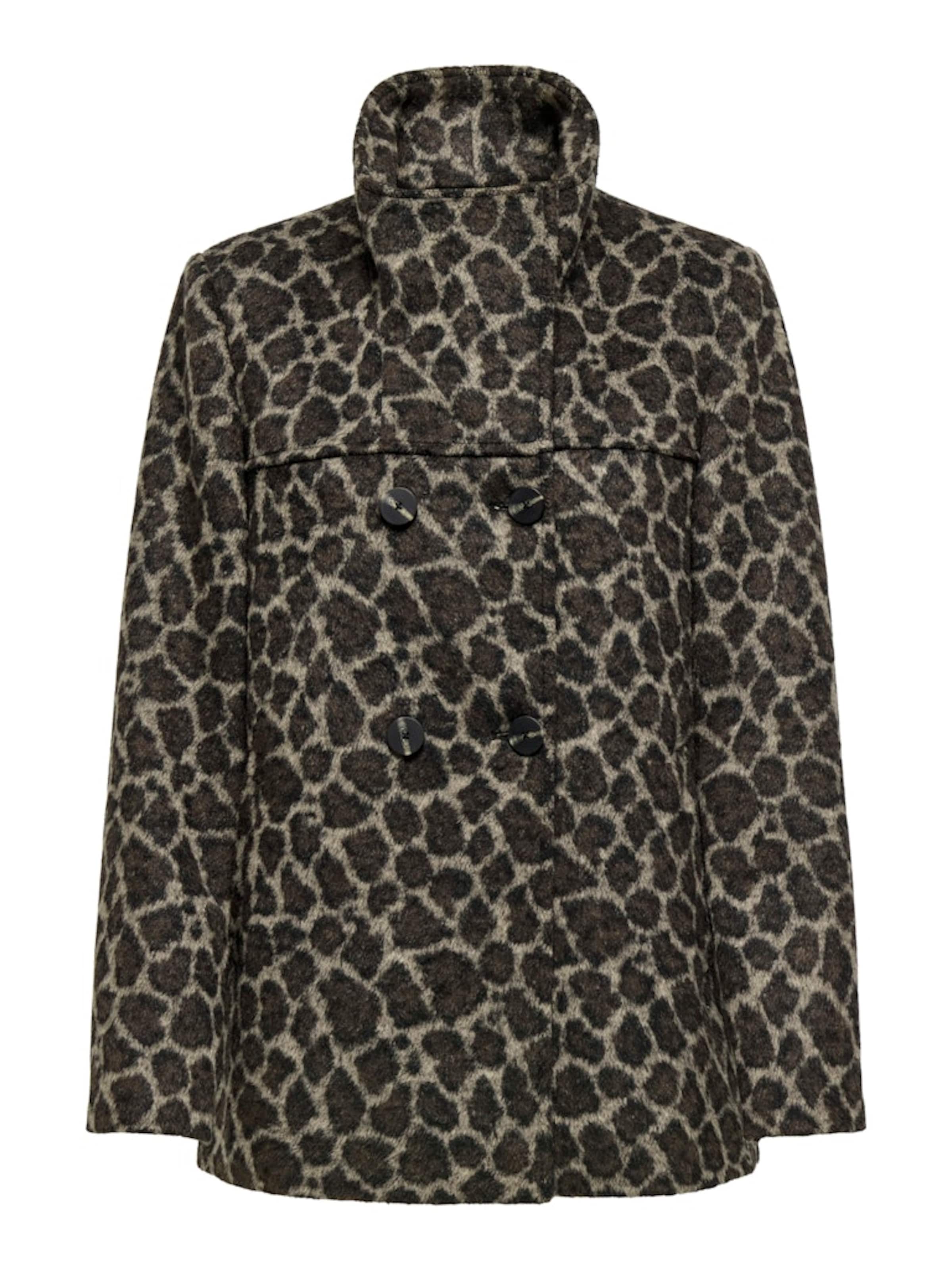 ONLY Kevad-sügismantel, värv pruun: eest vaates