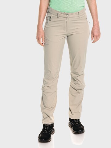 Regular Pantalon outdoor 'Engadin' Schöffel en marron : devant