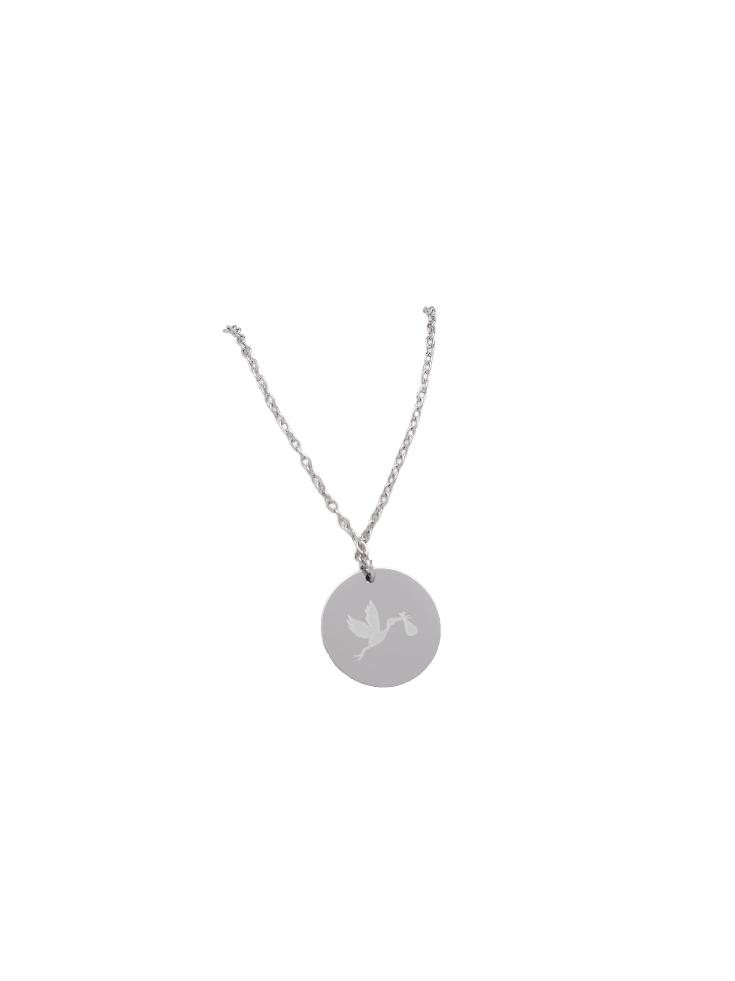 LUUK LIFESTYLE Necklace in Silver: front