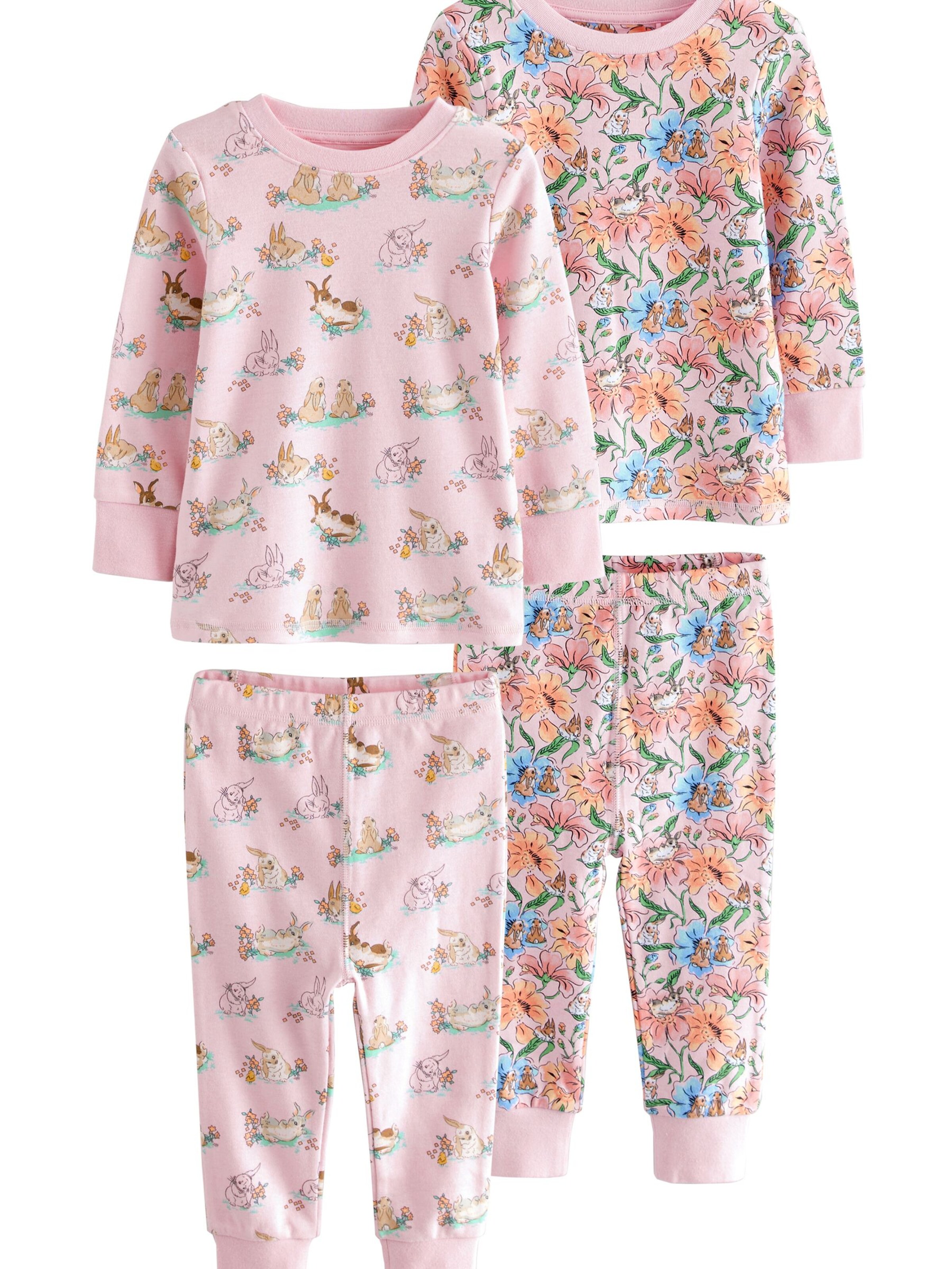 NextPidžama set - roza boja: prednji dio