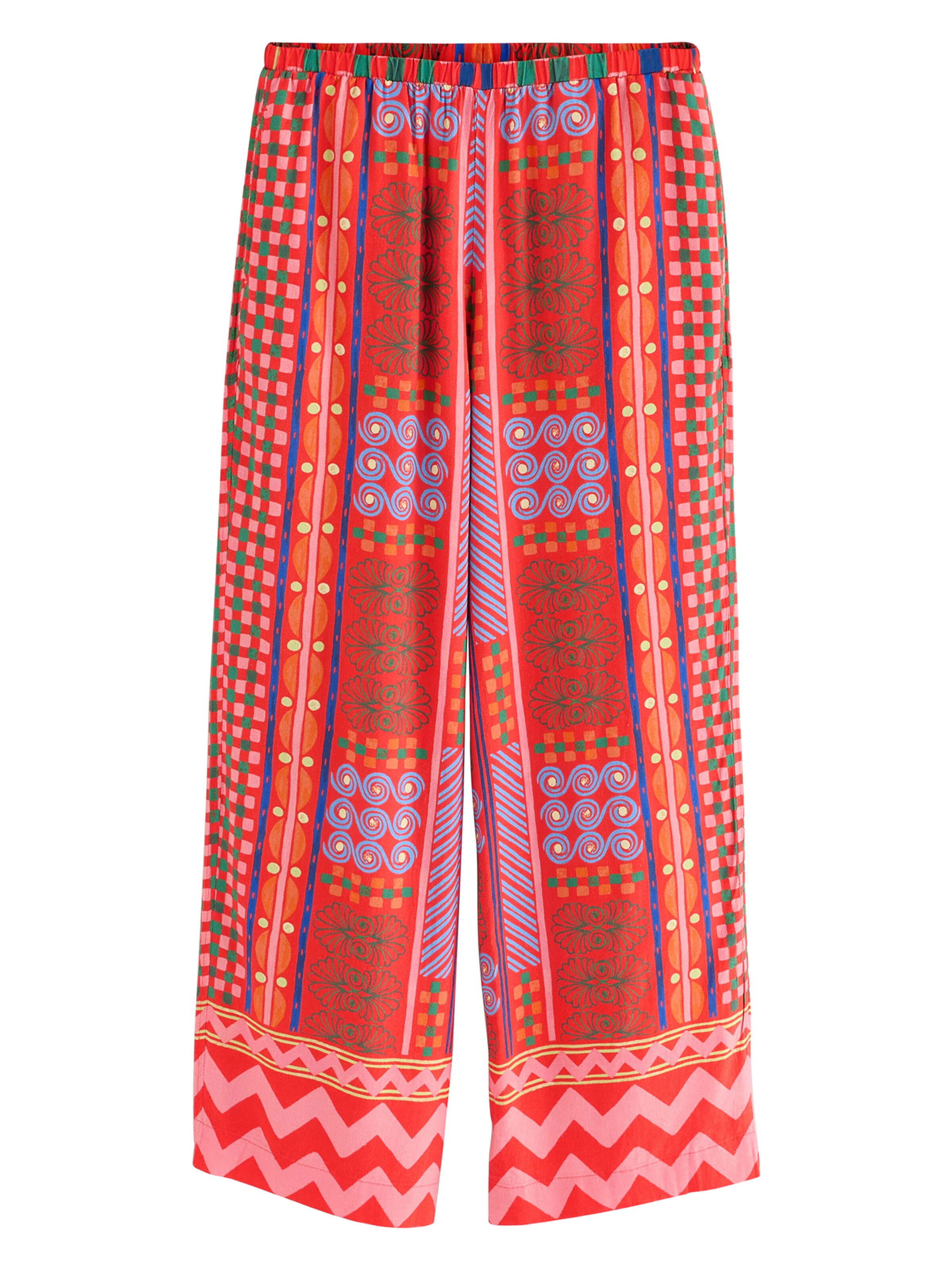 Next Široký strih Nohavice - Červená: predná strana